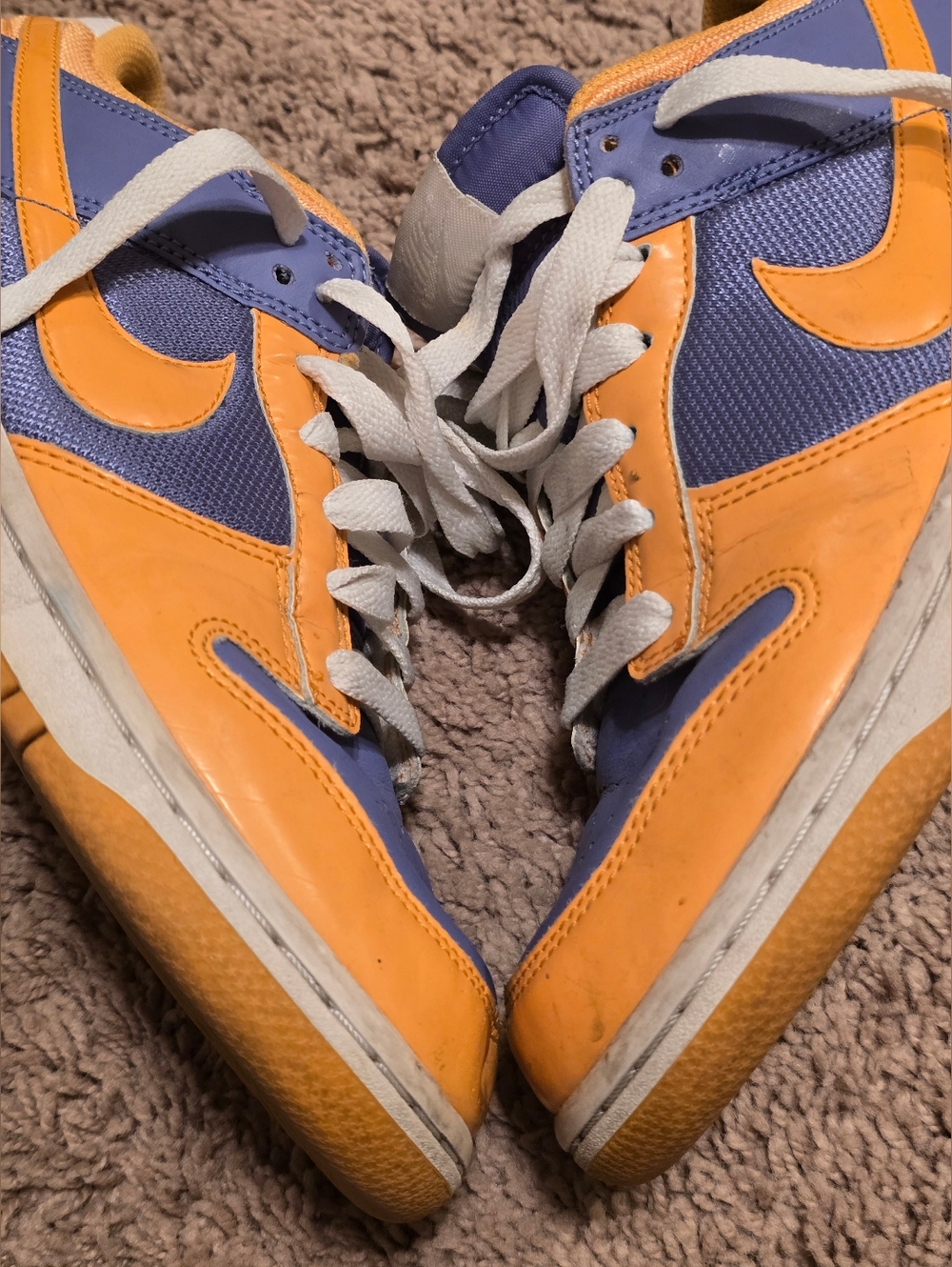 Nike Dunk 317813-581 Low Purple / Melon Womens Size 9.5 RARE Air Grail Skate - Picture 2 of 9